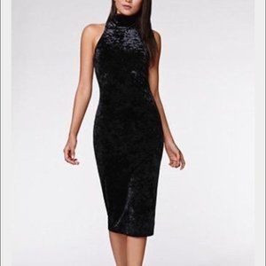 Kendall & Kylie Crushed Velvet Dress S